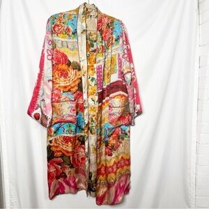 Bokja Tapestry Silk Reversible Robe Size Medium